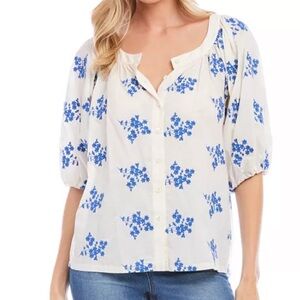 Karen Kane, Peasant Blouse, Size L
